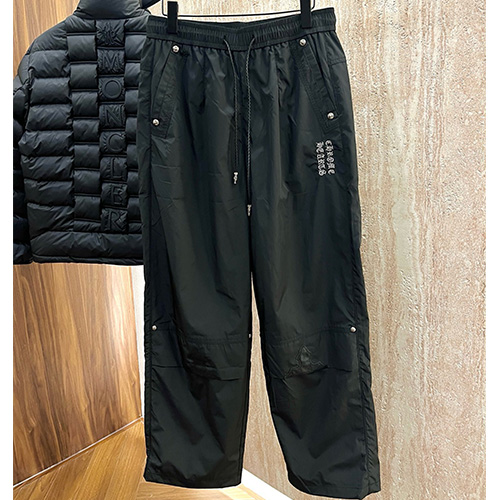 [홍콩명품.Chrome Hearts] 크롬하츠 25SS 로고 자수 조거 팬츠 바지 (블랙), BM23386, G5, 레플리카의류,미러급사이트