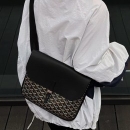 [홍콩명품,GOYARD] 고야드 25SS 로고 COURSIER 메신저백 크로스백 (블랙), BGM5316, MD, 홍콩명품가방,명품쇼핑몰,크로스백,핸드백,구매대행