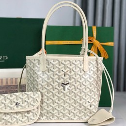 [홍콩명품,GOYARD] 고야드 25SS 로고 Anjou Mini 토트백 핸드백 (아이보리), BGM5328, MD, 홍콩명품가방,명품쇼핑몰,크로스백,핸드백,구매대행