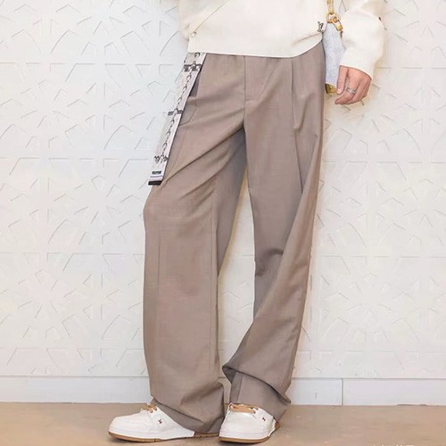 [홍콩명품.LOUIS VUITTON] 루이비통 25SS 로고 린넨 팬츠 바지 (베이지), BM23431, KB, 레플리카의류,미러급사이트