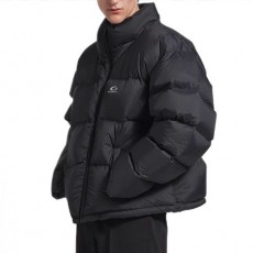 [홍콩명품.BALENCIAGA] 발렌시아가 25SS 로고 자수 다운 패딩 자켓 (블랙), BM23435, KB, 레플리카의류,미러급사이트