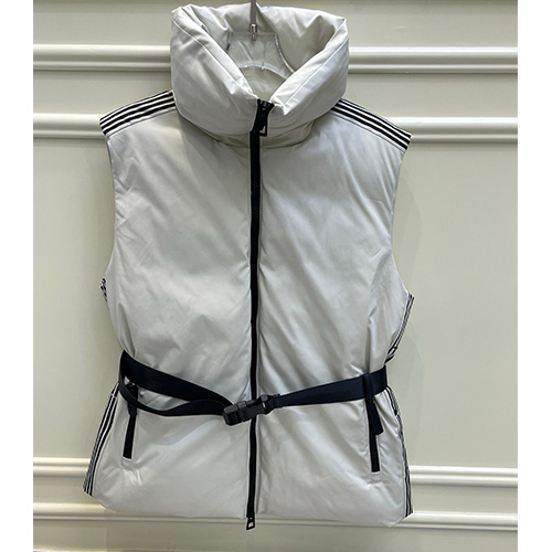 [홍콩명품,Christian Dior] 디올 25SS 로고 여성 벨티드 다운 패딩 조끼 베스트 (그레이), BM23460, MC, 레플리카의류,미러급사이트