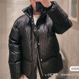 [홍콩명품,Christian Dior] 디올 25SS 로고 오블리크 다운 패딩 자켓 (블랙), BM23569, KB, 레플리카의류,미러급사이트