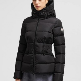[홍콩명품.MONCLER] 몽클레어 25SS 로고 여성 Avoce 후드 다운 패딩 자켓 (블랙), BM23574, KB, 레플리카의류,미러급사이트