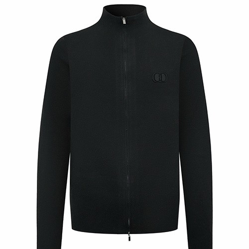 [홍콩명품,Christian Dior] 디올 25SS 로고 CD 캐시미어 하이넥 집업 니트 가디건 (2컬러), BM23580, JL, 레플리카의류,미러급사이트