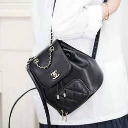 [홍콩명품.CHANEL] 샤넬 25SS 로고 Affinity Duma 스몰 백팩 (블랙), BGM5357, BC, 홍콩명품가방,명품쇼핑몰,크로스백,핸드백,구매대행