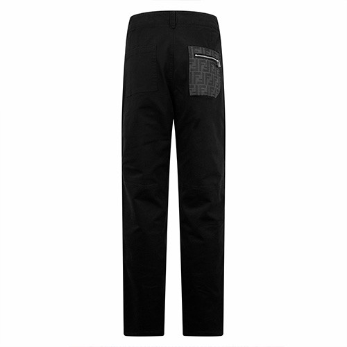 [홍콩명품,FENDI] 펜디 25SS 로고 데님 팬츠 진 청바지 (블랙), BM23609, JL, 레플리카의류,미러급사이트
