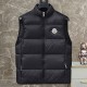 [홍콩명품.MONCLER] 몽클레어 25SS 로고 다운 패딩 조끼 베스트 (블랙), BM23665, HH, 레플리카의류,미러급사이트
