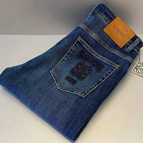 [홍콩명품.LOEWE] 로에베 25SS 로고 데님 팬츠 진 청바지, BM23716, JU, 레플리카의류,미러급사이트
