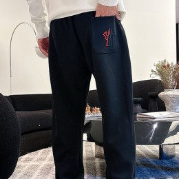 [홍콩명품.MONCLER] 몽클레어 25SS 로고 조거 팬츠 바지 (블랙), BM23719, KSM, 레플리카의류,미러급사이트