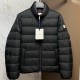 [홍콩명품.MONCLER] 몽클레어 25SS 로고 Baudinet 구스다운 패딩 자켓 (블랙), BM23733, KSM, 레플리카의류,미러급사이트