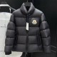[홍콩명품.MONCLER] 몽클레어 25SS 로고 구스다운 패딩 자켓 (블랙), BM23734, KSM, 레플리카의류,미러급사이트
