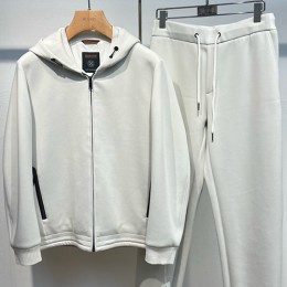 [홍콩명품.ZEGNA] 제냐 25SS 로고 후드 집업 자켓 + 조거 팬츠 바지 상하의 세트 (5컬러), BM23782, HH, 레플리카의류,미러급사이트