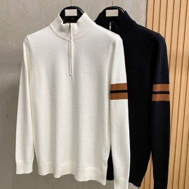 [홍콩명품.ZEGNA] 제냐 25SS 로고 하이넥 하프지퍼 니트 스웨터 (2컬러), BM23933, 레플리카의류,미러급사이트