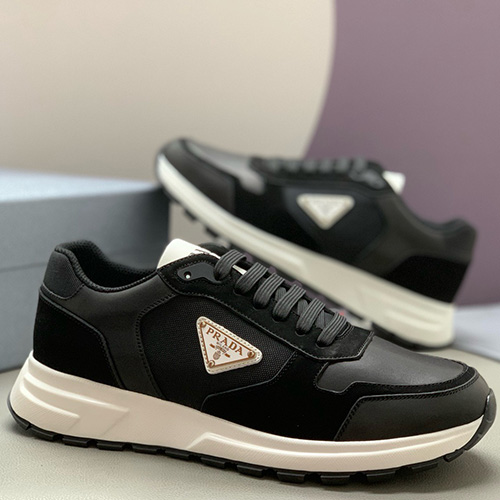 [홍콩명품,PRADA] 프라다 25SS 삼각로고 Prax 스니커즈 운동화 (블랙), SE5879, PMD, 명품스니커즈,운동화,구두,로퍼,하이탑,신발