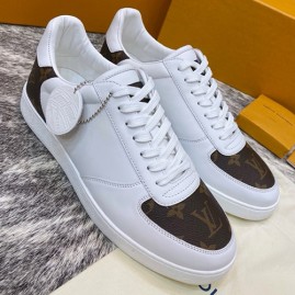 [홍콩명품.LOUIS VUITTON] 루이비통 25SS 로고 모노그램 레더 가죽 스니커즈 운동화 (2컬러), SE5884, S1, 명품스니커즈,운동화,구두,로퍼,하이탑,신발