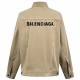 [홍콩명품.BALENCIAGA] 발렌시아가 25SS 로고 자수 데님 카라 자켓 (베이지), BM23945, JL, 레플리카의류,미러급사이트