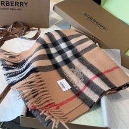 [홍콩명품.Burberry] 버버리 25SS 로고 체크패턴 180-30 캐시미어 스카프 머플러 (7컬러), ET3234, BR, 홍콩명품의류,구매대행,온라인명품