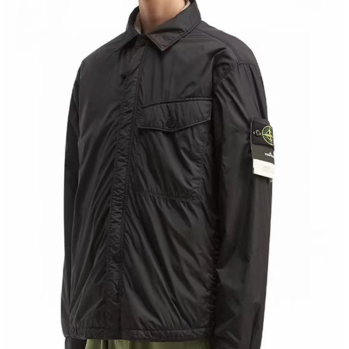 [가격문의][홍콩명품.Stone Island] 스톤아일랜드 25SS 로고 탈부착 솜패딩 카라 자켓 (2컬러), BM23991, X2, 레플리카의류,미러급사이트