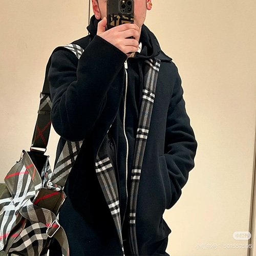 [가격문의][홍콩명품.Burberry] 버버리 25SS 로고 캐시미어 카라 코트 자켓 (2컬러), BM24005, PG, 레플리카의류,미러급사이트