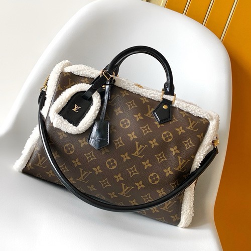 [홍콩명품.LOUIS VUITTON] 루이비통 25SS 로고 모노그램 스피디 소프트 30 테디 백 M26326 (브라운), BGM5415, GU2, 홍콩명품가방,명품쇼핑몰,크로스백,핸드백,구매대행