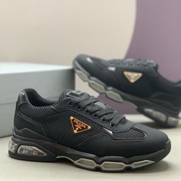 [홍콩명품,PRADA] 프라다 25SS 삼각로고 레더 가죽 스니커즈 운동화 (블랙), SE5900, PMD, 명품스니커즈,운동화,구두,로퍼,하이탑,신발