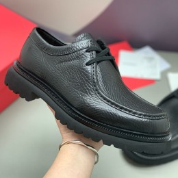 [홍콩명품.FERRAGAMO] 페레가모 25SS 로고 레더 가죽 워커 구두 (블랙), SE5919, PMD, 명품스니커즈,운동화,구두,로퍼,하이탑,신발