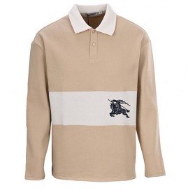 [홍콩명품.Burberry] 버버리 25SS 로고 자수 카라 폴로 긴팔 티셔츠 (2컬러), BM24112, KB, 레플리카의류,미러급사이트
