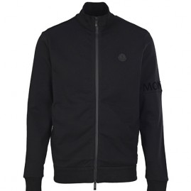 [홍콩명품.MONCLER] 몽클레어 25SS 로고 터틀넥 집업 자켓 (블랙), BM24119, KB, 레플리카의류,미러급사이트