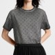 [가격문의][홍콩명품.LOUIS VUITTON] 루이비통 25SS 로고 여성 모노그램 반팔 티셔츠 (그레이), BM24147, MC, 레플리카의류,미러급사이트
