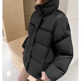 [가격문의][홍콩명품.MONCLER] 몽클레어 25SS 로고 여성 하이넥 다운 패딩 레이어드 자켓 (2컬러), BM24160, MC, 레플리카의류,미러급사이트