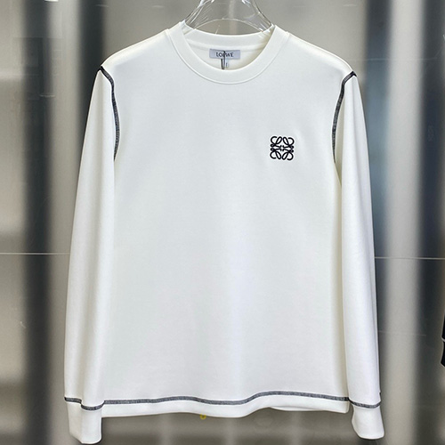 [홍콩명품.LOEWE] 로에베 25SS 로고 자수 맨투맨 티셔츠 (2컬러), BM24182, HH, 레플리카의류,미러급사이트