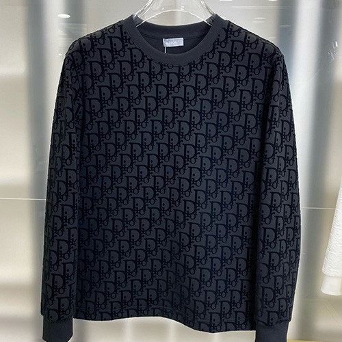 [홍콩명품,Christian Dior] 디올 25SS 로고 오블리크 긴팔 티셔츠 (2컬러), BM24192, HH, 레플리카의류,미러급사이트