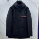 [홍콩명품,PRADA] 프라다 25SS 로고 후드 다운 패딩 파카 자켓 (블랙), BM24222, HH, 레플리카의류,미러급사이트