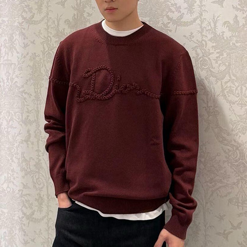 [홍콩명품,Christian Dior] 디올 25SS 로고 Ribbon 터틀넥 니트 스웨터 (3컬러), BM24255, KK, 레플리카의류,미러급사이트