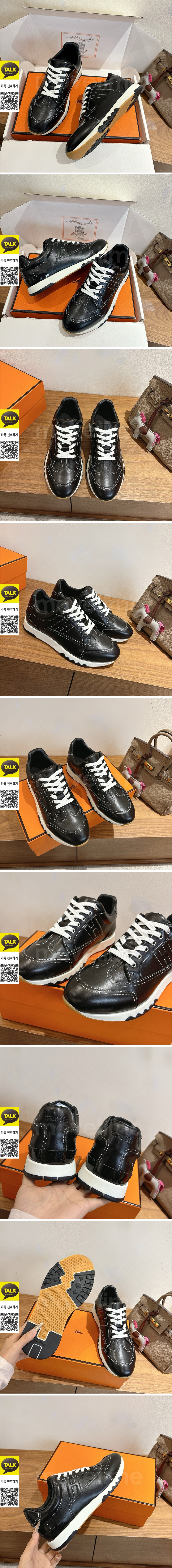 [홍콩명품.Hermes] 에르메스 25SS 로고 남여 Trail 스니커즈 운동화 (블랙), SE6002, GHS, 명품스니커즈,운동화,구두,로퍼,하이탑,신발