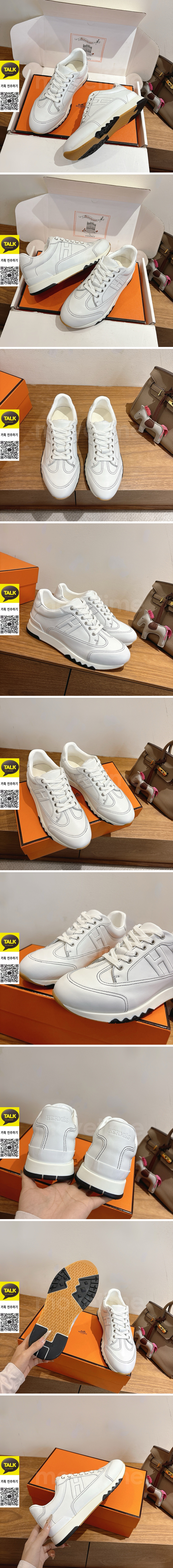 [홍콩명품.Hermes] 에르메스 25SS 로고 남여 Trail 스니커즈 운동화 (화이트), SE6005, GHS, 명품스니커즈,운동화,구두,로퍼,하이탑,신발