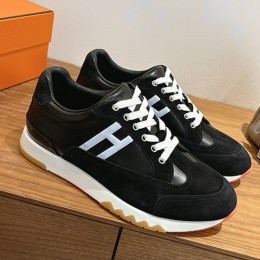 [홍콩명품.Hermes] 에르메스 25SS 로고 남여 Trail 스니커즈 운동화 (블랙), SE6007, GHS, 명품스니커즈,운동화,구두,로퍼,하이탑,신발