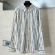 [홍콩명품.Gucci] 구찌 25SS 로고 스트라이프 남방 셔츠 (아이보리), BM24270, KB, 레플리카의류,미러급사이트