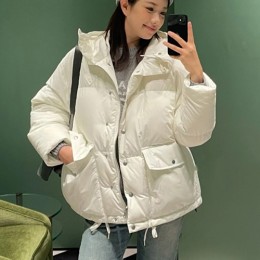 [홍콩명품,PRADA] 프라다 26SS 로고 여성 후드 다운 패딩 파카 자켓 (2컬러), BM24302, KSM, 레플리카의류,미러급사이트