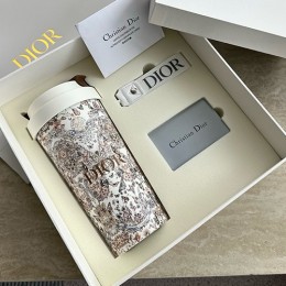 [홍콩명품,Christian Dior] 디올 26SS 로고 패턴 텀블러 세트 (화이트), ET3239, JX, 홍콩명품의류,구매대행,온라인명품