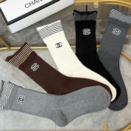 [홍콩명품.CHANEL] 샤넬 26SS 로고 명품 브랜드 모음 선물용 덧신 양말 5종, ET3251, JX, 홍콩명품의류,구매대행,온라인명품