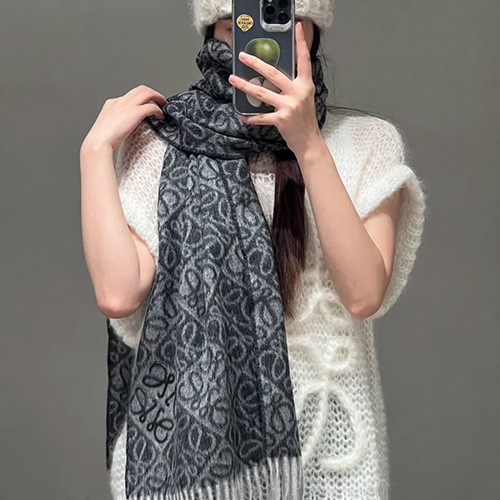 [홍콩명품.LOEWE] 로에베 26SS 로고 Anagram 30-180 리버서블 캐시미어 스카프 머플러 (2컬러), ET3271, JX, 홍콩명품의류,구매대행,온라인명품