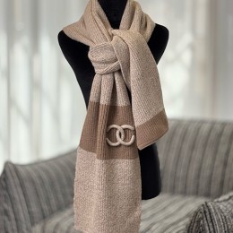 [홍콩명품.CHANEL] 샤넬 26SS 로고 30-175 캐시미어 스카프 머플러 (베이지), ET3277, JX, 홍콩명품의류,구매대행,온라인명품