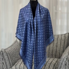 [홍콩명품.LOUIS VUITTON] 루이비통 26SS 로고 모노그램 스카프 머플러 (블루), ET3297, JX, 홍콩명품의류,구매대행,온라인명품