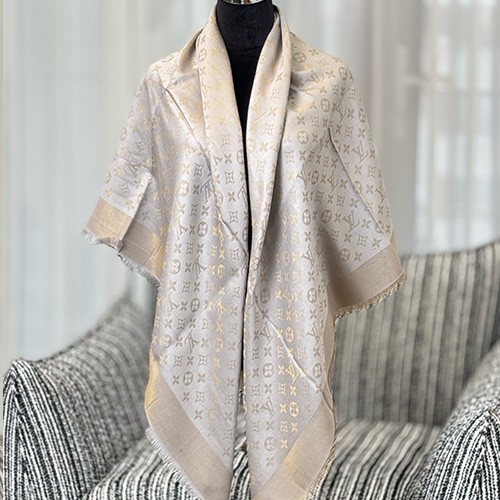 [홍콩명품.LOUIS VUITTON] 루이비통 26SS 로고 모노그램 스카프 머플러 (베이지), ET3300, JX, 홍콩명품의류,구매대행,온라인명품