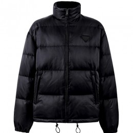 [홍콩명품,PRADA] 프라다 26SS 로고 다운 패딩 자켓 (블랙), BM24342, KK, 레플리카의류,미러급사이트