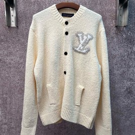 [홍콩명품.LOUIS VUITTON] 루이비통 26SS 로고 라운드넥 캐시미어 니트 가디건 (아이보리), BM24353, KK, 레플리카의류,미러급사이트