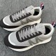 [홍콩명품.MONCLER] 몽클레어 26SS 로고 레더 가죽 스니커즈 운동화 (그레이-브라운), SE6029, X2, 명품스니커즈,운동화,구두,로퍼,하이탑,신발