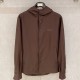 [홍콩명품, KITON] 키톤 26SS 로고 후드 셔츠 자켓 (브라운), BM24375, 레플리카의류,미러급사이트